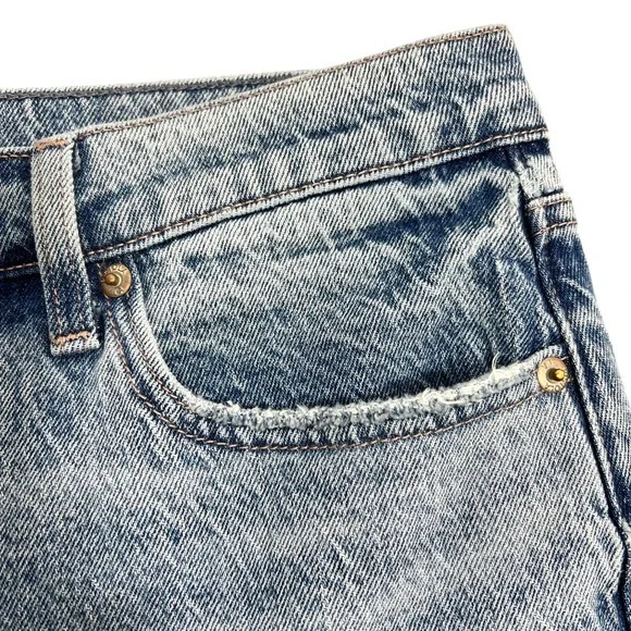 Pistola Lana High-Rise Ultra Wide Leg Jean Plus Sz 33" Petite Break Light Wash - Picture 13 of 14